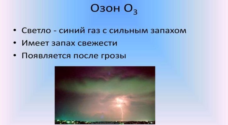 Озон после грозы в лесу