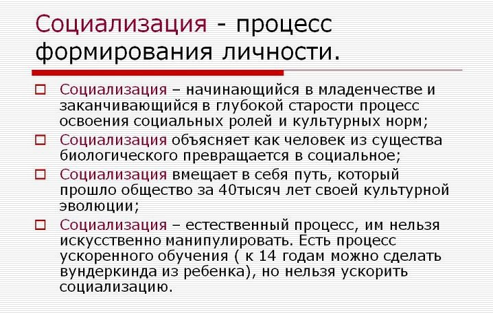 Социализация