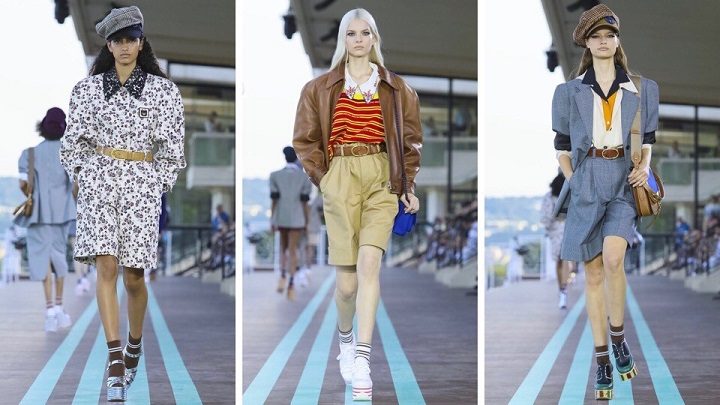 Модные головные уборы в коллекции miu miu
