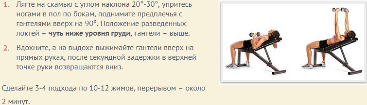 Упражнения для подтяжки мышц для большой и маленькой груди