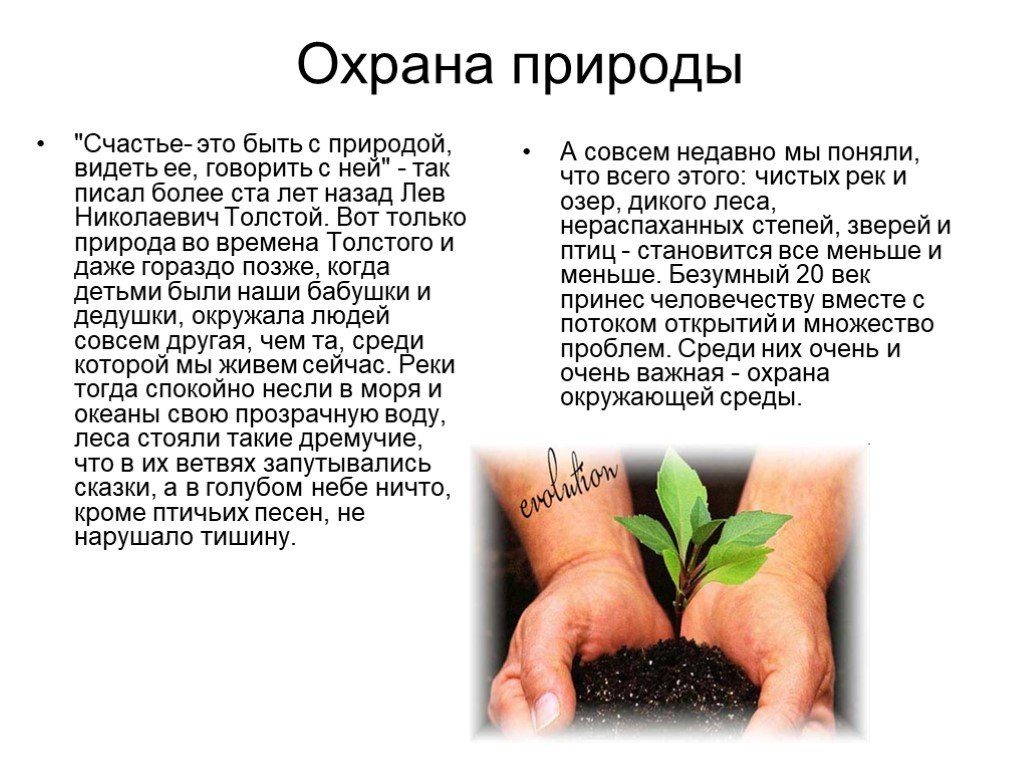 Охрана природы