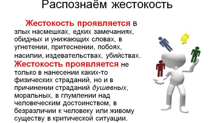 Оправдано ли проявление жестокости?