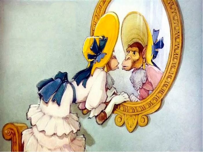 «зеркало и обезьяна»