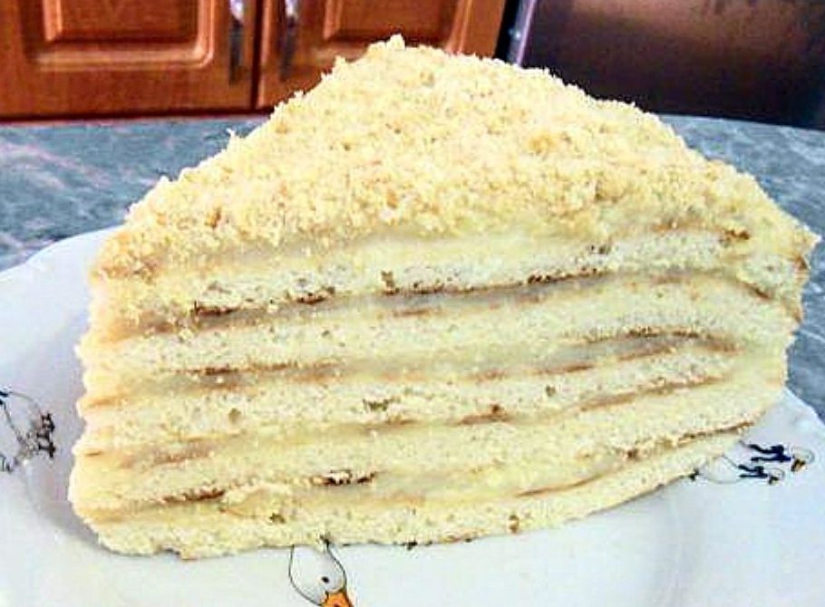 Коржи со сгущенкой
