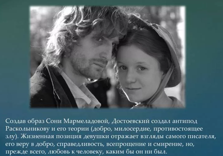 Образы родиона раскольникова и сони мармеладовой