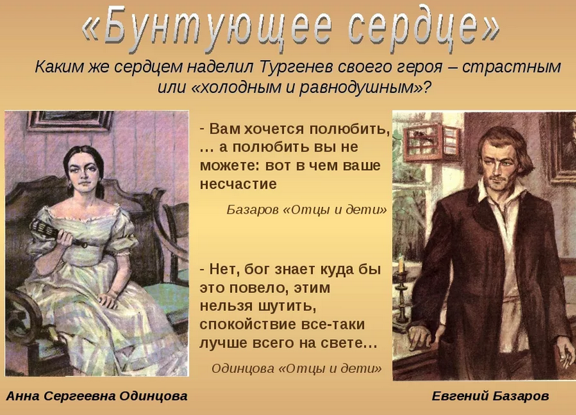 «бунтующее сердце» — образ героя, базарова