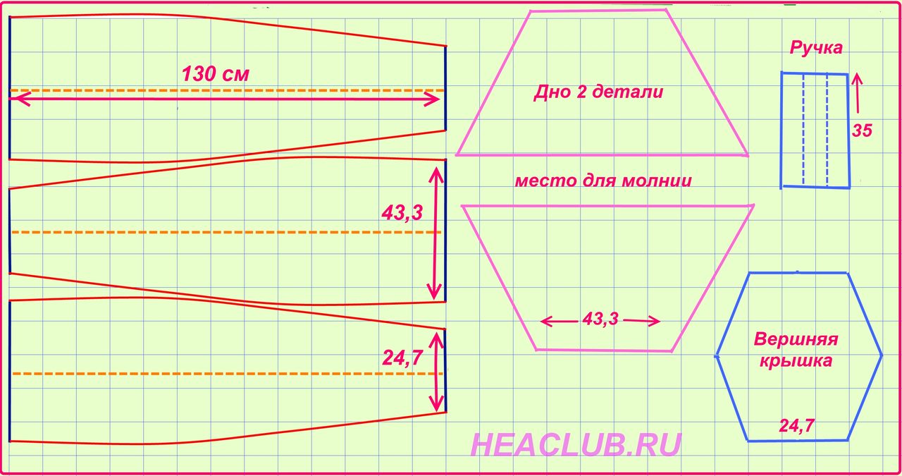 Кресло-мешок своими руками выкройка.