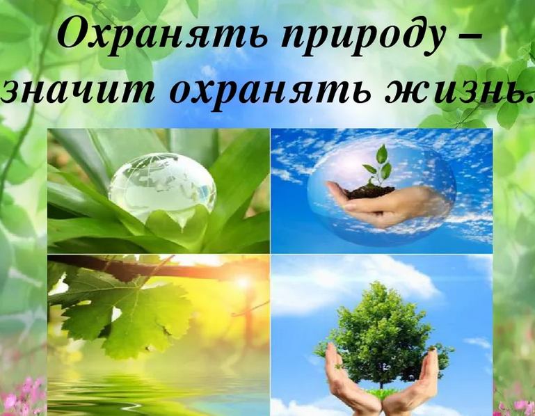 «берегите и охраняйте родную природу»