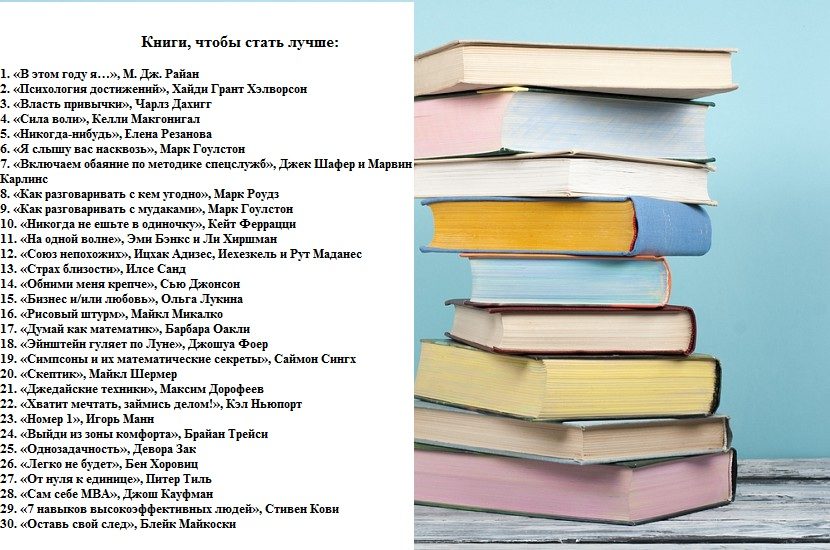 Книги как стать лучше