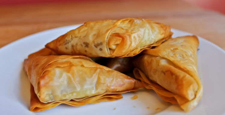 Тесто фило с мясом