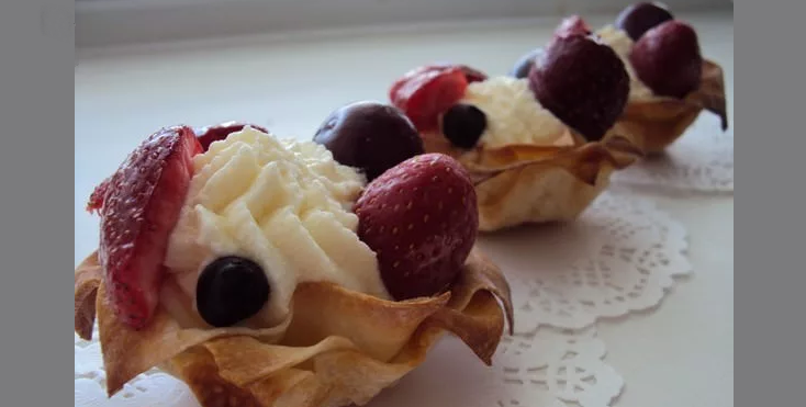 Пирожные из теста, муки и масла
