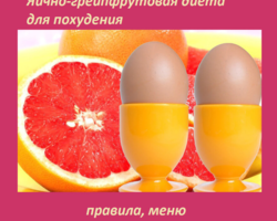 Яично-грейпфрутовая диета: правила, запрещенные и разрешенные продукты, меню на 3, 7 дней, отзывы