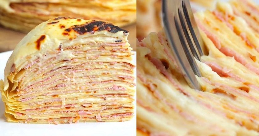 С сыром и колбаской
