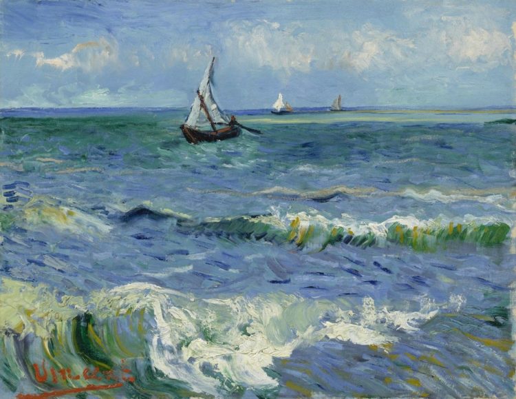 Лодки в море