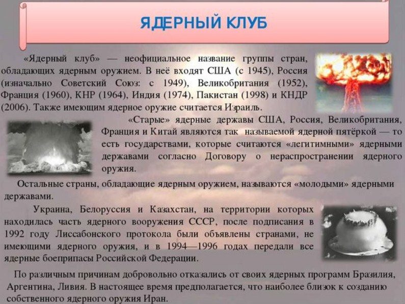 О ядерном клубе