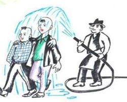 «Водой не разольешь»: происхождение, прямое и переносное значение фразеологизма, объяснение одним словом, примеры предложений