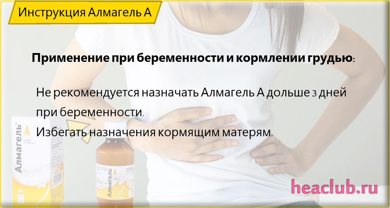 Алмагель а при беременности, инструкция