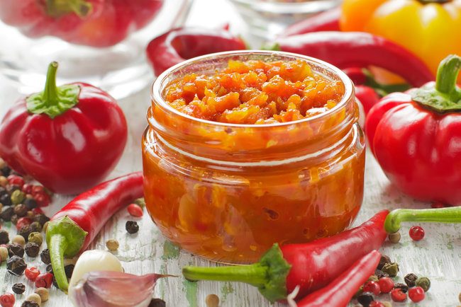 Аджика с морковью
