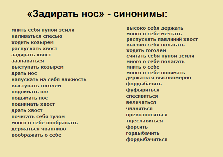 Синонимы
