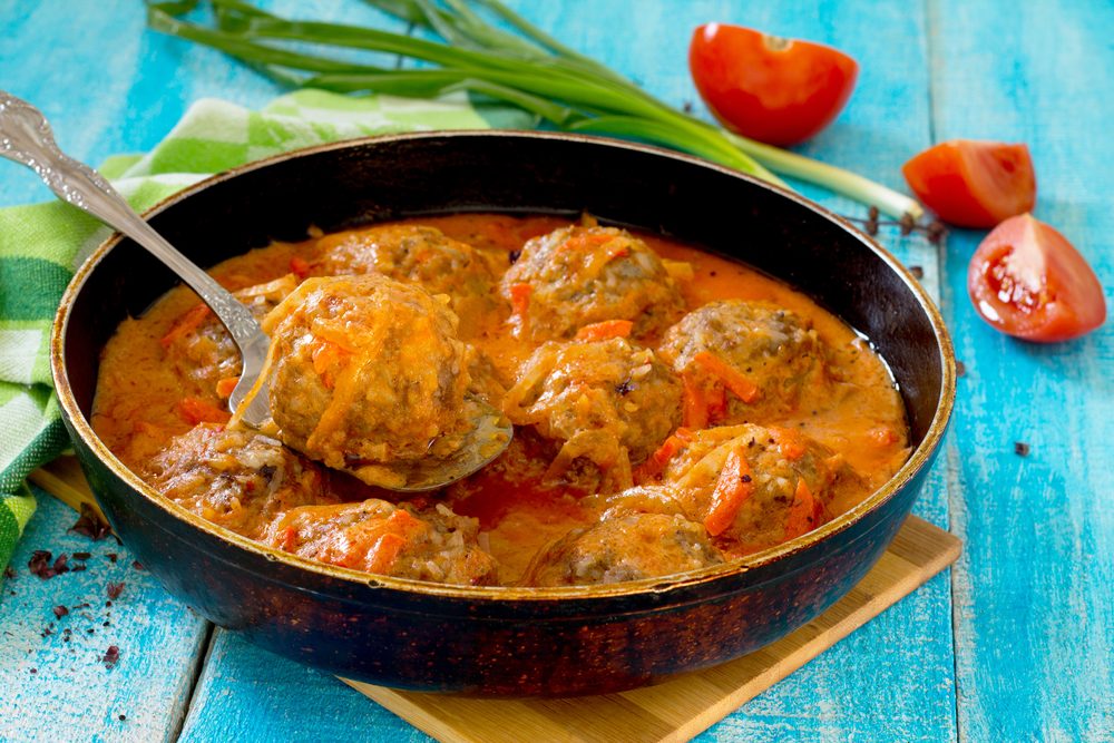 В очень вкусной подливке