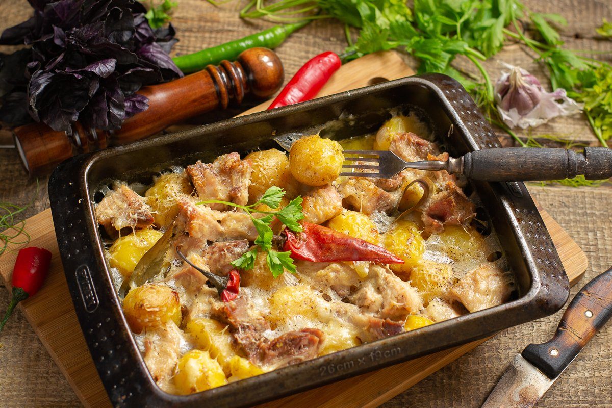 Печеная картошка