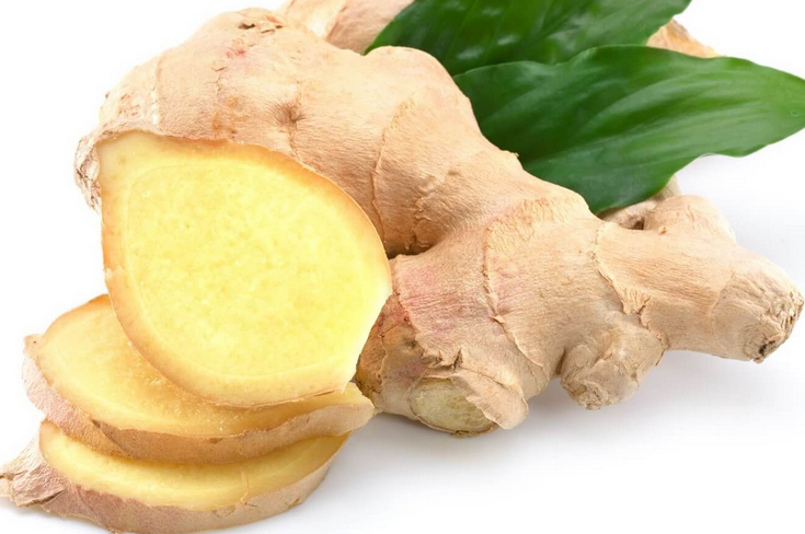 Имбирь, если продуло ухо