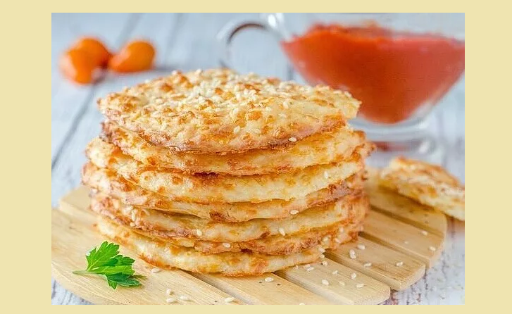 Вкусные сырные лепешки на кефире в духовке