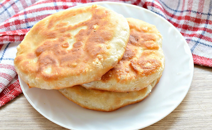 Сырные лепешки на кефире
