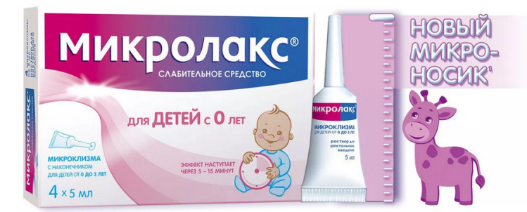 Действия микролакс у детей
