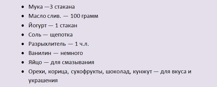 Продукты для выпечки