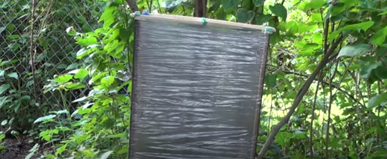Натяните на каркас пакет
