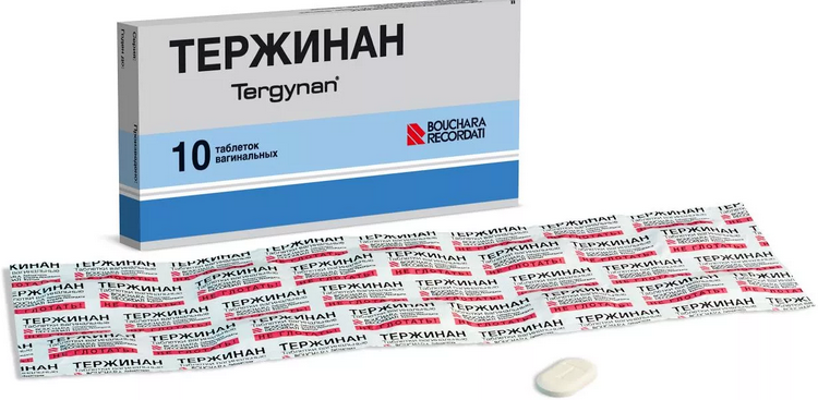 Тержинан в гинекологии для лечения инфекций