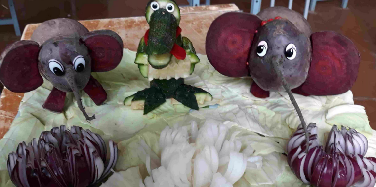 Осенние поделки из свеклы своими руками