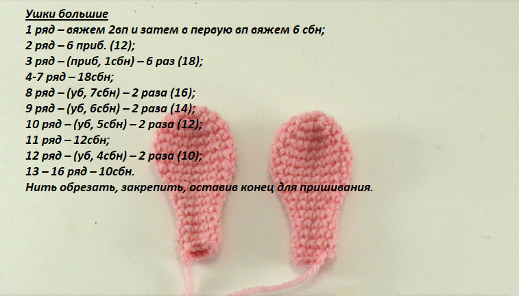 Инструкция к вязанию