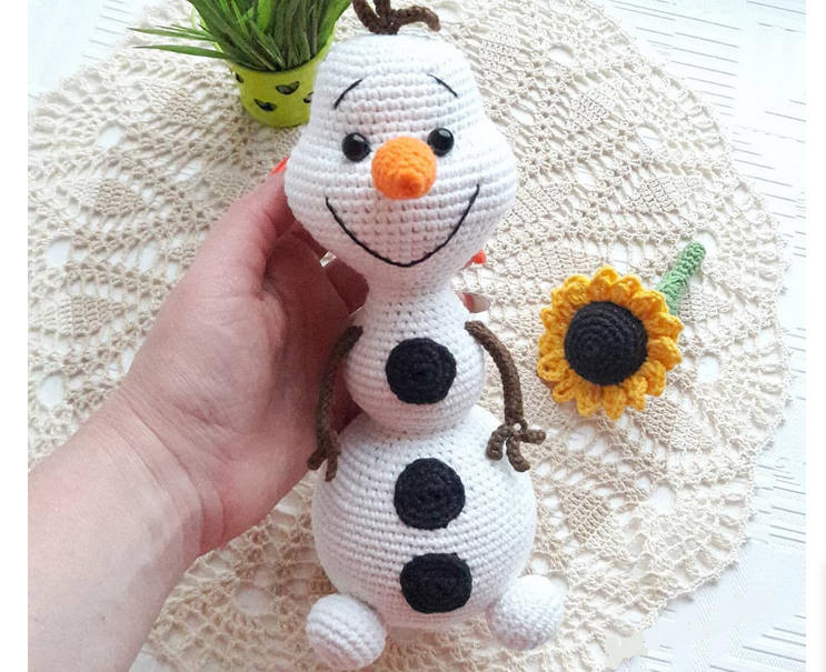 Снеговика олаф амигуруми своими руками