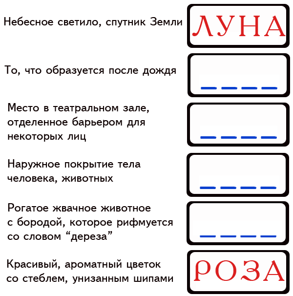 Метаграммы с ответами для детей - подборка для школьных викторин