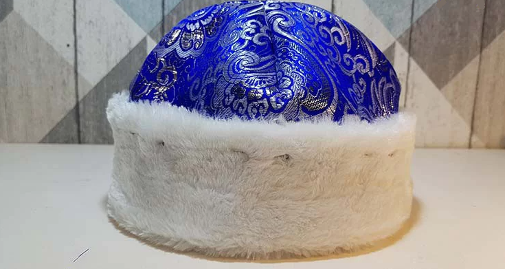 Шапка для карнавального костюма снегурочки на новый год