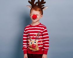 Новогодний костюм оленя для мальчика своими руками