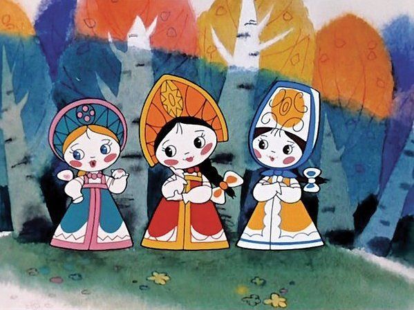 Сказка "три девицы и зеркало" в частушках