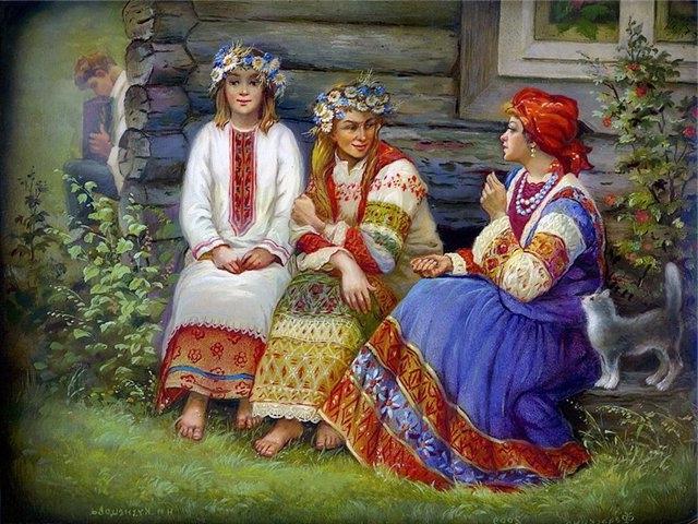 Сказка на новый лад "три девицы" - праздничный сценарий