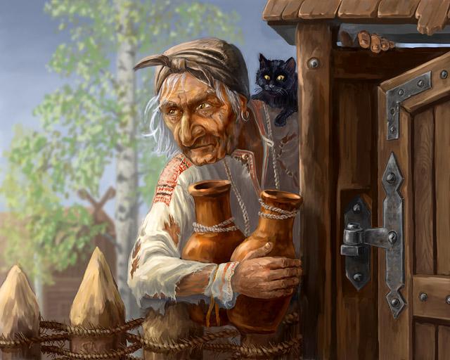 Сказка для взрослых на "кощей бессмертный и баба яга" - прикольная переделка