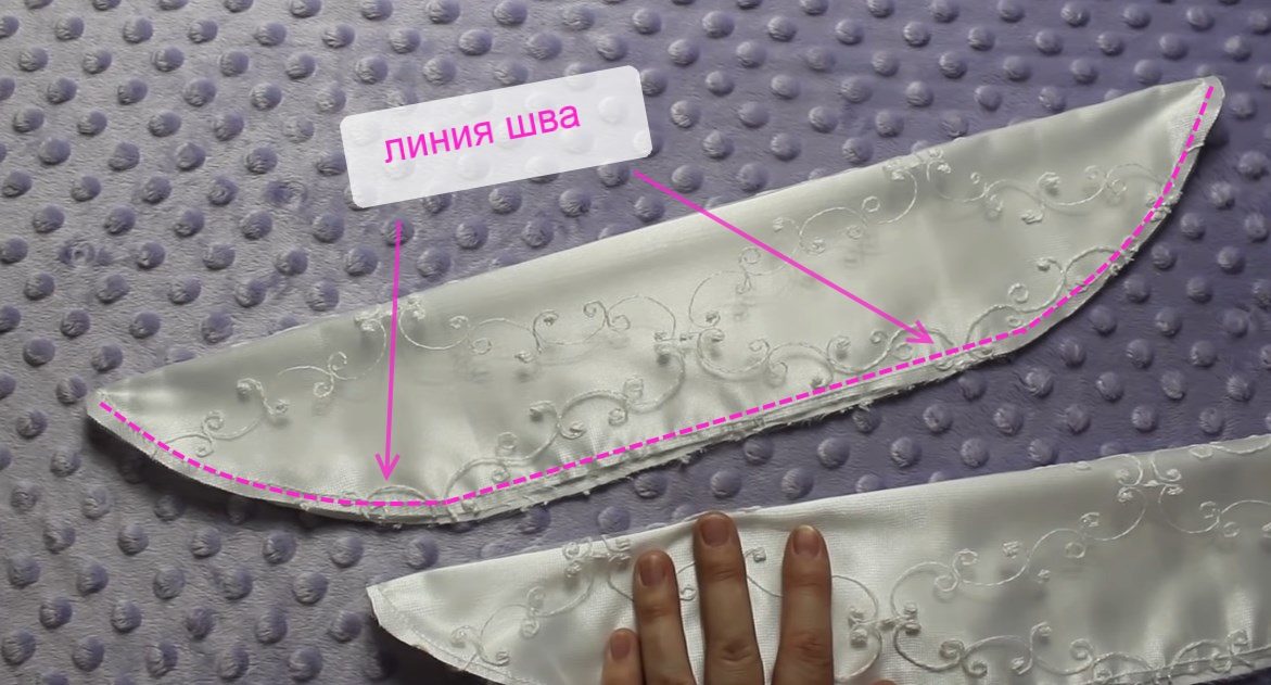 Делаем складки на рукавчиках