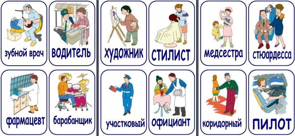 Песни про профессии для детей дошкольного возраста