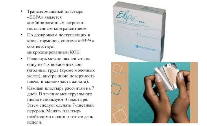 Офс трансдермальный пластырь евра с эстрадиолом