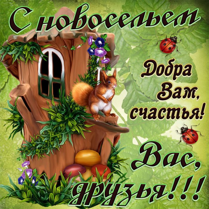 Оригинальное поздравление с новосельем