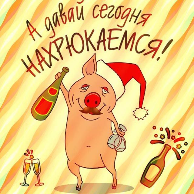Новогодние поздравления с приколом для праздничного настроения