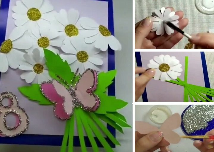 Букет из ромашек