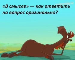 Как ответить на слово «в смысле»: варианты