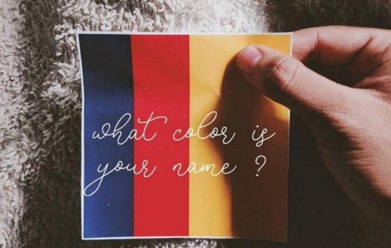 А какого цвета ваше имя?