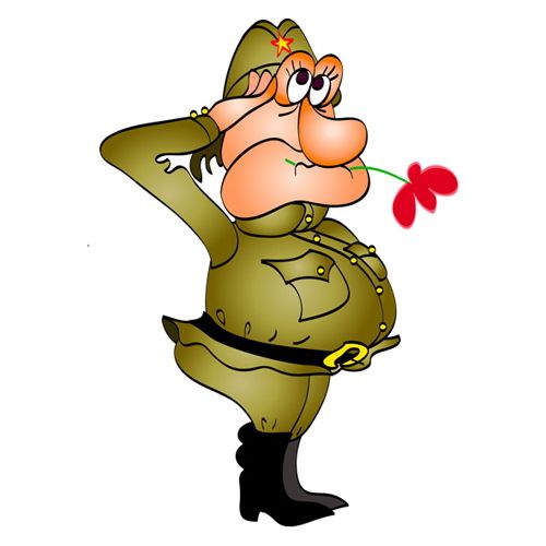 Праздничные военные частушки детские
